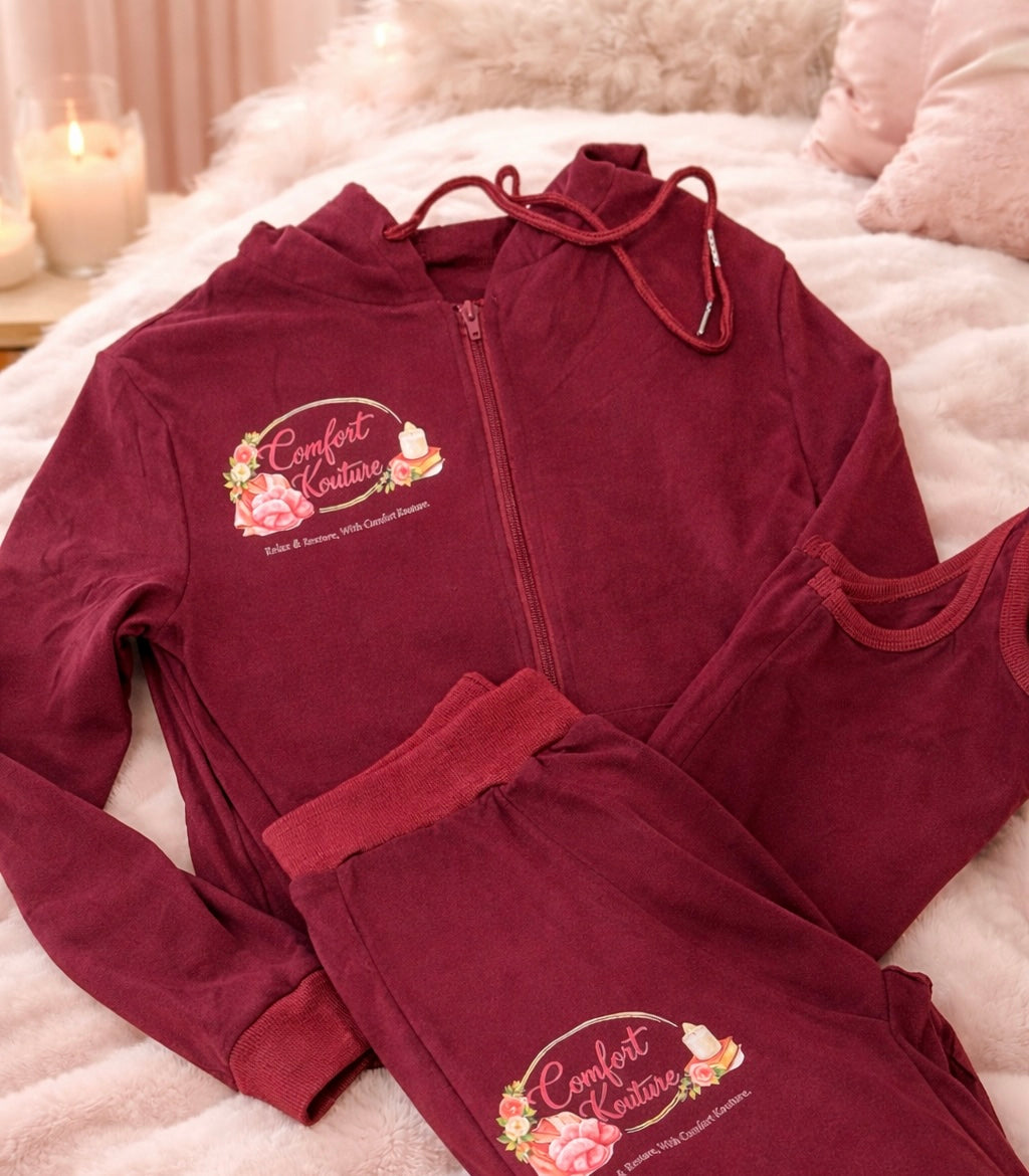 Berry Soft Loungewear Set